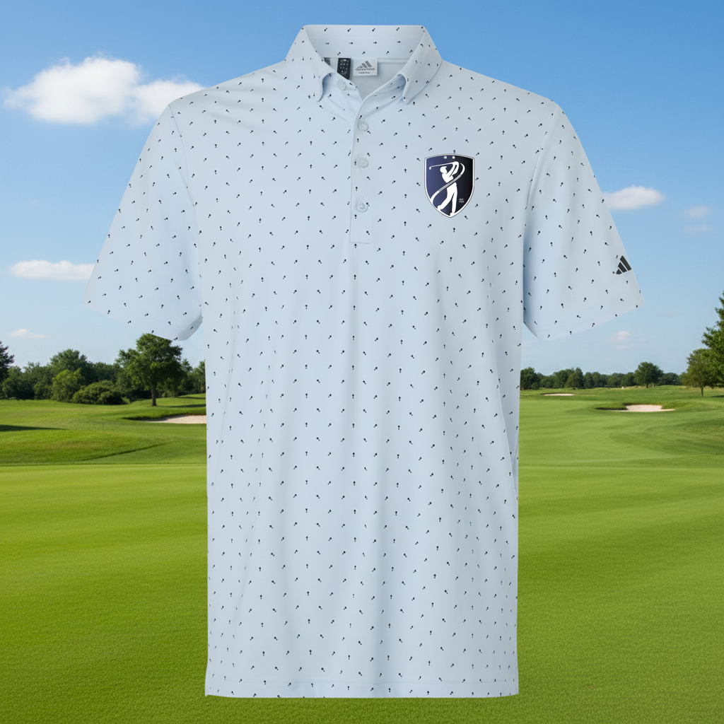 Hermanos Lejanos Men's Ultimate365 Micro Print Polo