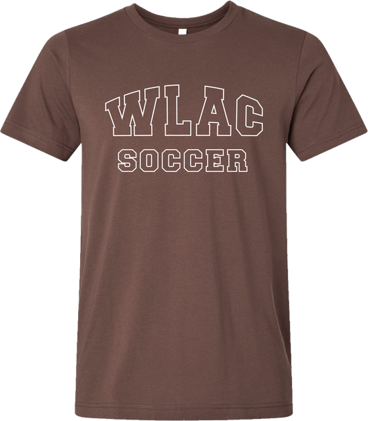 WLAC Women's Soccer Tee - Brown