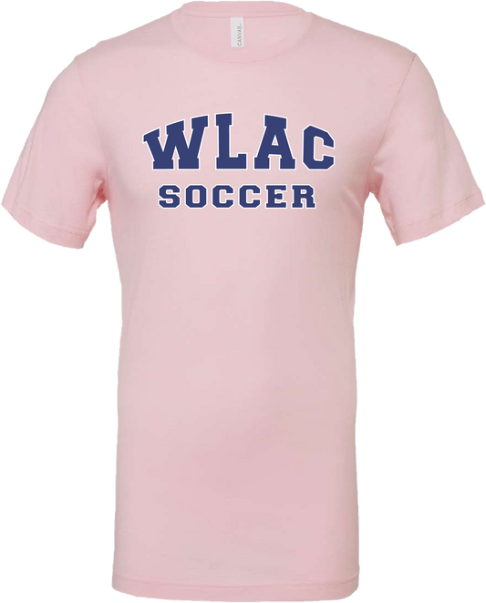 WLAC Womens Soccer Tee - Pink
