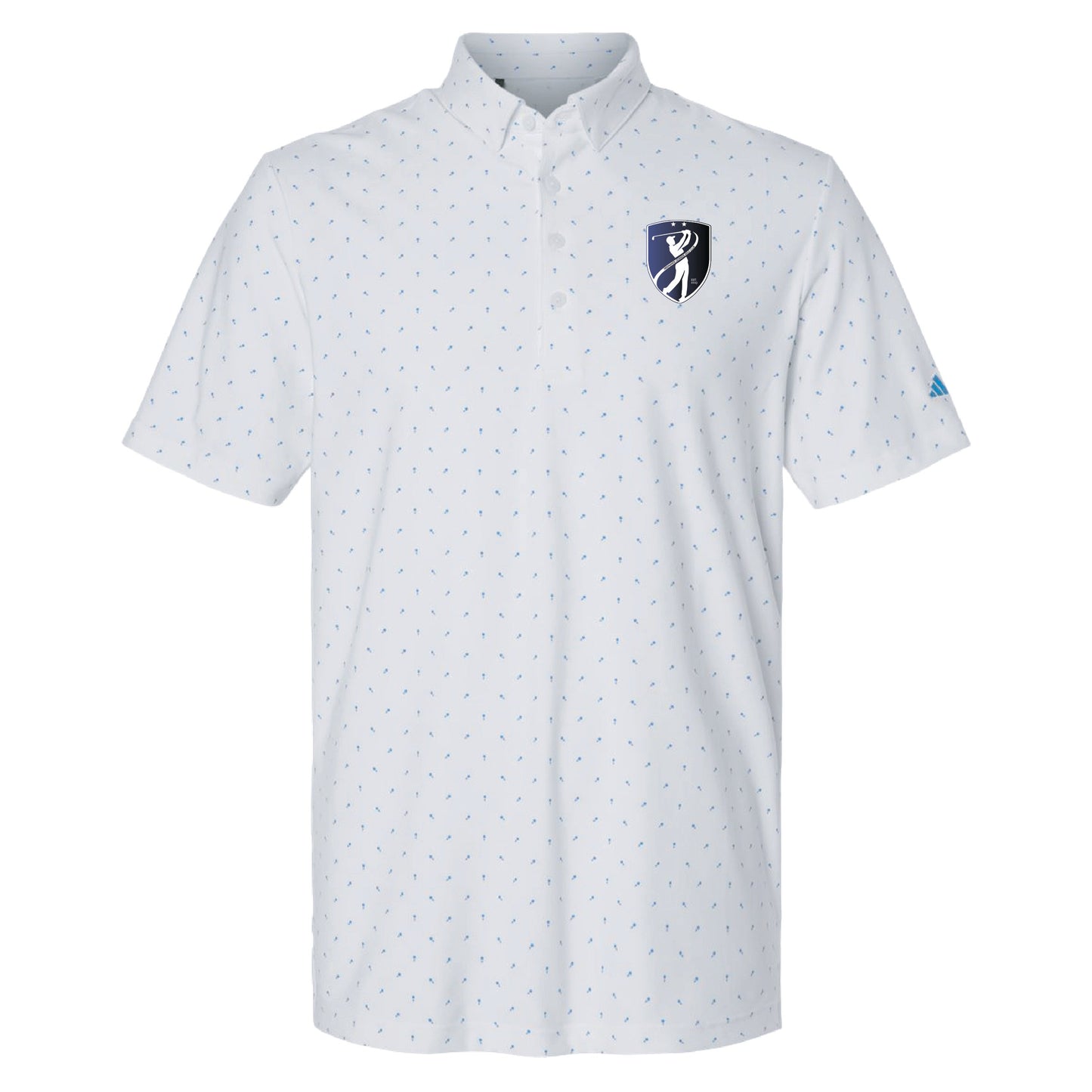 Hermanos Lejanos Men's Ultimate365 Micro Print Polo