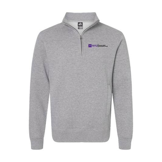 NYU Men's Electric Fleece Quarter-Zip Sweatshirt
