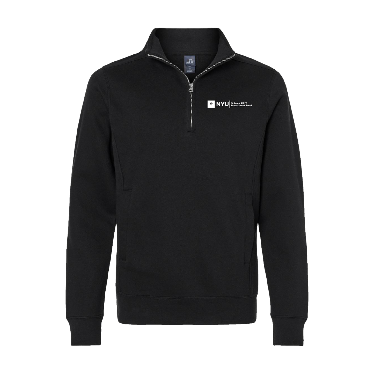 NYU Men's Electric Fleece Quarter-Zip Sweatshirt